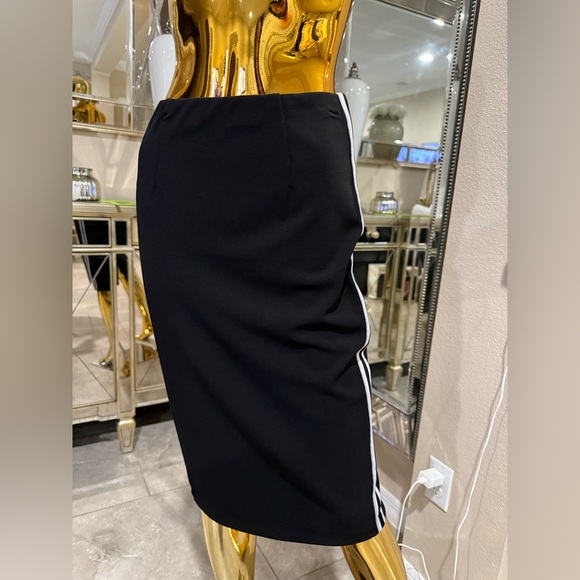 Dynamite Dresses & Skirts - Dynamite Black Pencil Skirt with White Accents
